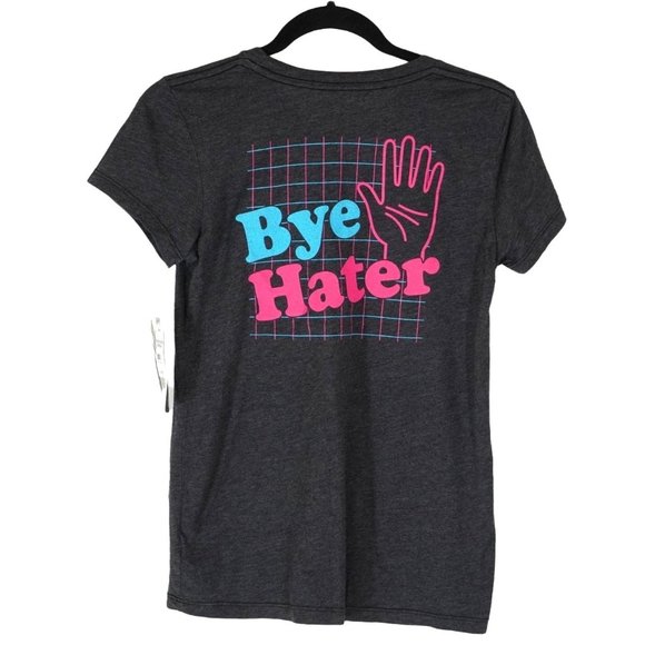 Local Celebrity Hater Tee Shirt Size L Hi/Bye from Journeys T-Shirt - Picture 4 of 7